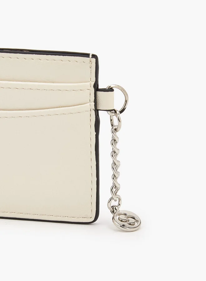 Celeste Solid Card Holder With Charm